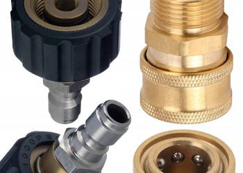 Adapter Obrotowy M22x1.5 na 3/8 Szybkozłączka | 4000 PSI, 90°C, 30 l/min