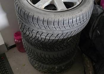 4 kola z oponami zimowymi 16 cali rozstaw 5x112 uzywane w audi a6c6