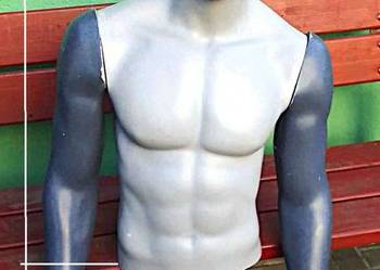 MANEKIN MĘSKI wystawowy sklepowy ROZKŁADANY r. 48-52 tors popiersie