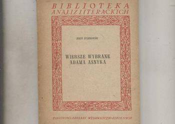 Wiersze wybrane Adama Asnyka