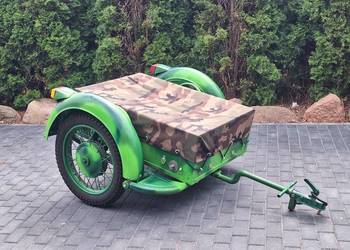Przyczepka motocyklowa K750 Dniepr Ural BMW wojskowa weteran