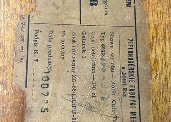 PRL Stolik Café Tabac