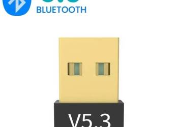 Bluetooth 5.3 Adapter USB BT, odbiornik nadajnik do komputera USB, 3Mbps, P