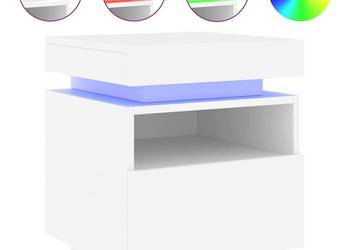 vidaXL Szafka nocna z oświetleniem LED(SKU:836784)