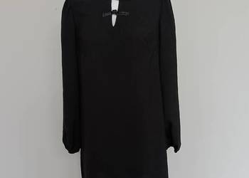 Sukienka damska SHEIN czarna zapinana pod szyją XL – elegancka