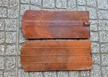 Oryginalna PoNiemiecka Dachówka Karpiówka Gebr-Butz Freiwald 1942 r.