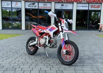CROSS ASIX XB28 E-START AUTOMAT 14/12 110CC • Kolor: Czerwono/niebieski