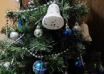 Choinka 77x40 z oświetleniem