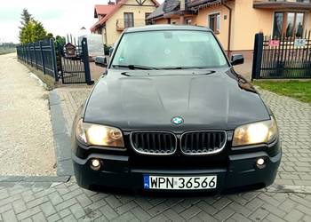 Bmw X3 2.0 150 km.  4x4. Klimatyzacja.  Idealna na zimę.  Suv.