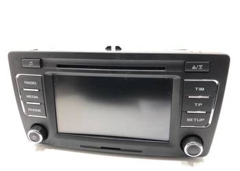 RADIO SKODA YETI 1Z0035156N 09-17 ODTWARZACZ MULTIMEDIA, STEREO