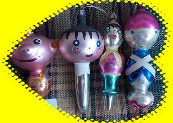 bombki choinkowe  z PRL   odbior osobisty  zestaw  dla