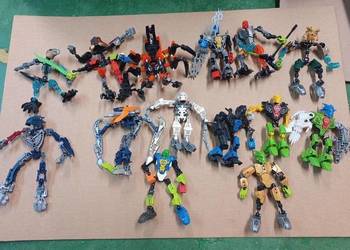 Zestaw Bionicle –14 złożonych figurek + 16 główek i dodatkowe elementy