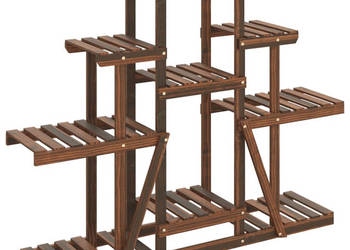 Kwietnik 110x25x96 cm lite drewno jodłowe WM-362849