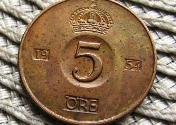 Szwecja 5 Ore 1954r