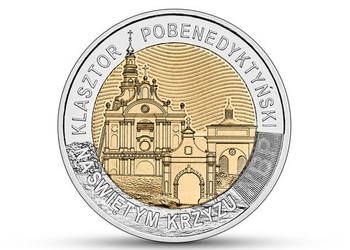 Moneta 5 zł Klasztor pobenedyktyński na Świętym Krzyżu