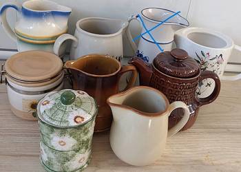 dzbanki,porcelana,PRL dzbanki,porcelana,PRL