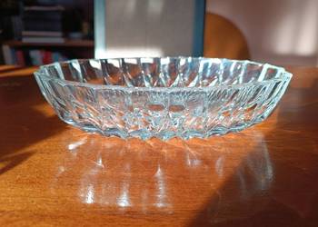 Szala owalna - kryształ szlifowany. VINTAGE! Stan BDB, bez uszkodzeń