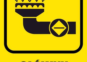 Naklejka Główny zawór gazu JD001