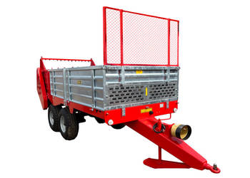 Rozrzutnik obornika rozrzutniki burtowe tandem Jolmet wałki poziome adapter