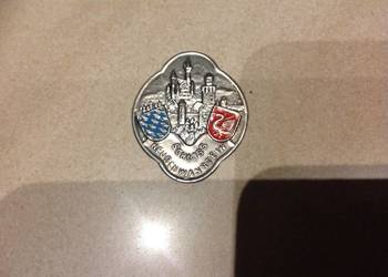 Stara Plakietka Metalowa Nabijak ZAMEK NEUSCHWANSTEIN -  Niemcy