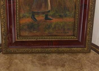 Józef Chełmoński - Pejzaż Polskiej Wsi - Kobiety w Polu - Obraz Olejny