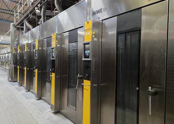 Piec piekarniczy wózkowy obrotowy Miwe Roll-in e+ TXXL