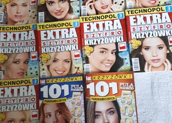 Zestaw Krzyżówek Technopol i Fakt 11 numerów.