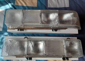 Białe tylne  lampy Cinquecento Sporting