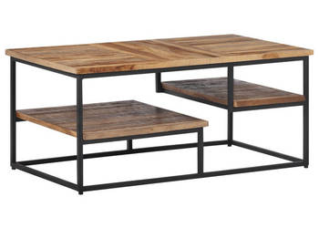 Stolik kawowy 90x50x39 cm drewno tekowe z odzysku WM-358517