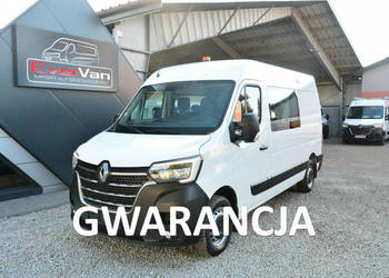 Renault Master L2H2 średniak 7-osobowy lift brygadówka doka pełna opcja 70…