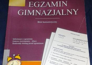 Egzamin Gimnazjalny. Blok Humanistyczny. Oryginalne arkusze egzaminacyjne