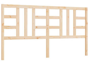 Wezgłowie łóżka 206x4x100 cm lite drewno sosnowe WM-817860