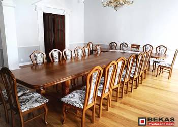 Duży Stół XxL Dąb 3- 4Metry 14 Krzeseł Producent Bekas Meble