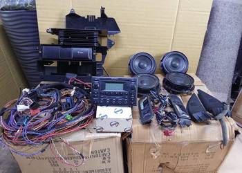VW Passat B5 fl/ radio USA głośniki wzmacniacz zmieniarka wiązka komplet