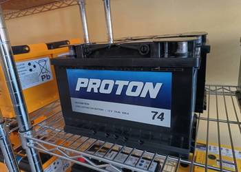 Akumulator  74Ah 620A P+ PROTON niski/wysoki W.Kadłubka 39 Szczecin