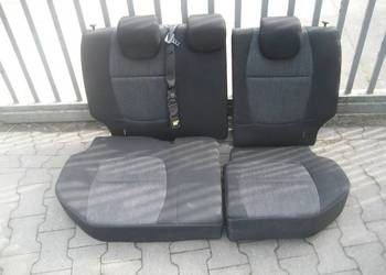 kia picanto ii 11-16r siedzenia kanapa zagłówki tył 5dz
