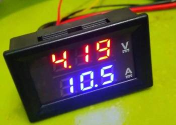 NOWY cyfrowy amperometr amperomierz woltomierz 100V