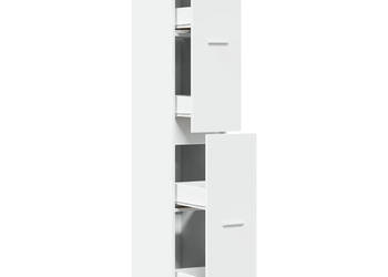 Szafka apteczna biała 30x41x1745 cm materiał drewnopochodny WM-3309627