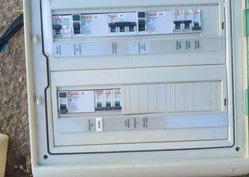 Rozdzielnia centrala elektryczna trojfazowa SCHNEIDER bezpieczniki 2sz