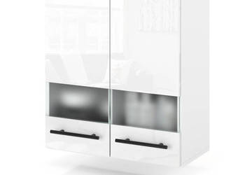 Szafka Kuchenna Wisząca Witryna Modułowa 60cm Spremium Biały Połysk
