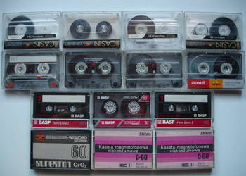 KASETY magnetofonowe różne (używane)