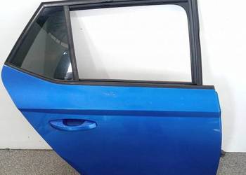 DRZWI PRAWE TYŁ 5D HB NIEBIESKIE  Skoda Fabia III (2014-  )