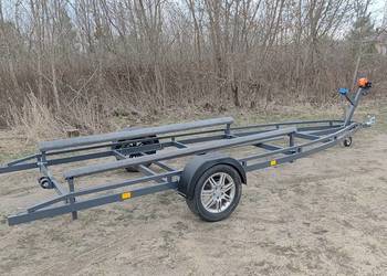 Przyczepa podłodziowa portowa jednoosiowa. 6m 1,5dmc