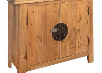 vidaXL Szafka łazienkowa pod umywalkę, drewno sosnowe(SKU:246035)