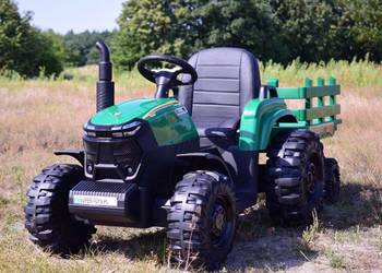 MEGA TRAKTOR AGRICULTURE Z PRZYCZEPĄ 2X200, 24V, JC000B