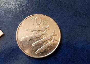 Stare monety 10 koron 2008 Islandia