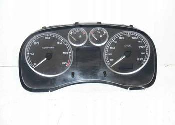 PEUGEOT 307 LICZNIK ZEGARY 2.0HDI P9651299680 E  USZKODZENIE