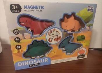 Dinozaury 3D Magnetyczne 3+ Kinda Toys