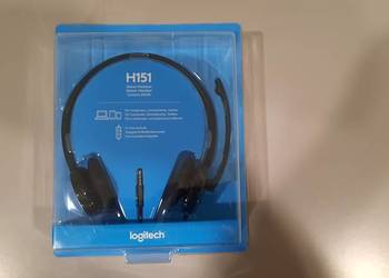Słuchawki przewodowe Logitech H151 Headset + mik.