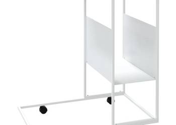 vidaXL Stolik boczny na kółkach, biały, 55x36x63,5 cm(SKU:343110)